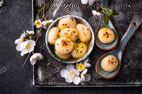 Preview: Tang yuan rice dumpling balls for Chinese lunar New year celebration