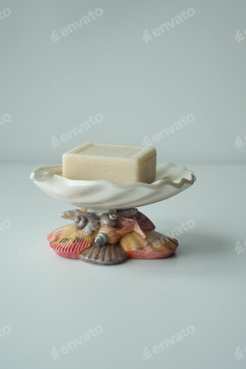 Preview: natural soap bar on table