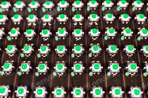 Preview: Panel of LED light indicators is in the production
