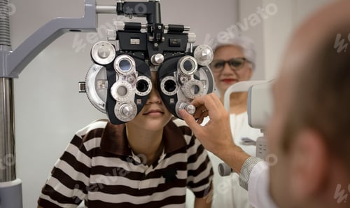 Preview: Ophthalmologists use special machines to measure eyesight.