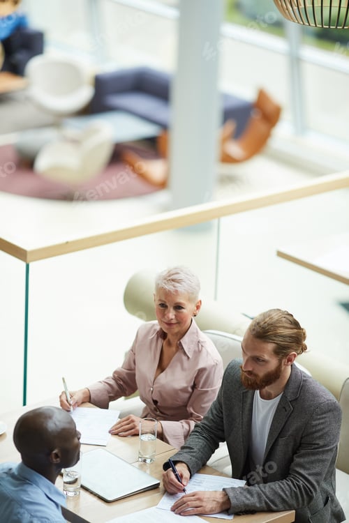 Preview: Business Meeting in Cafe