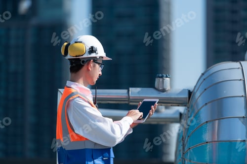 Preview: Engineers inspect the completed air conditioning and water systems to continue verifying