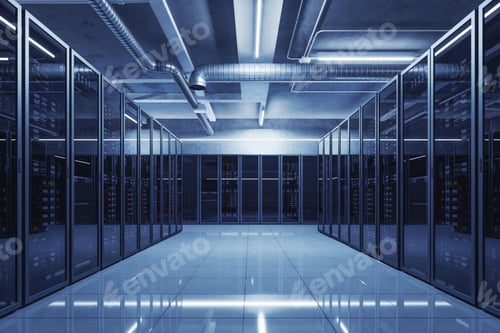 Preview: server room, data center, networking, database, computing, rack, big data