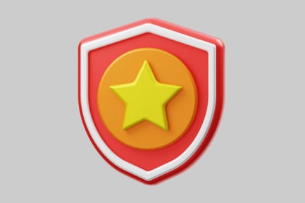 Preview: Celebration star shield