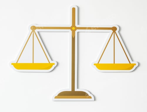 Preview: Legal scale of justice icon