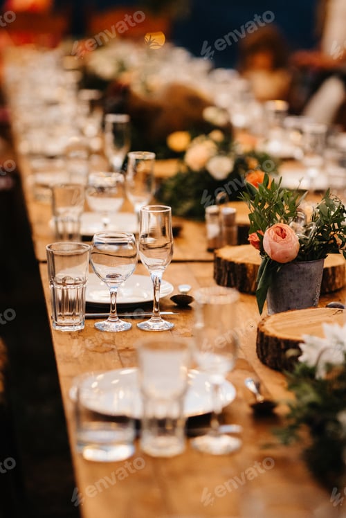Preview: Banquet hall for weddings with decorative elements