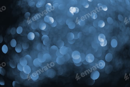 Preview: abstract background with blurred blue glowing decor