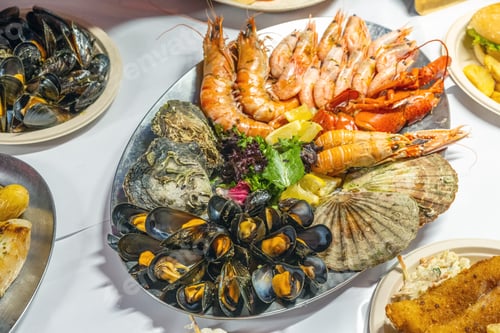 Preview: Seafood plate for sale