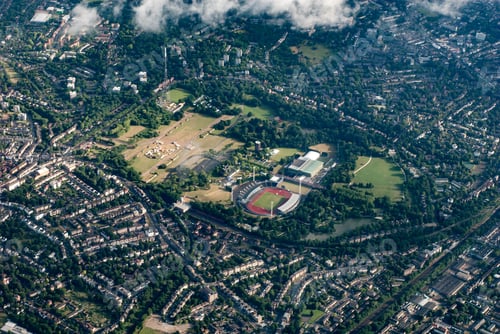 Preview: Aerial view of Crystal Palace, London July 2008