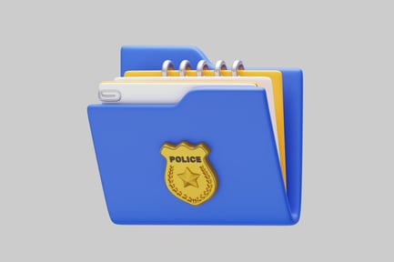 Preview: Police file folder asset