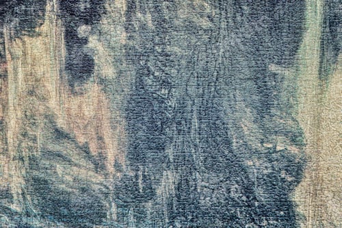Preview: The Textured Abstract Background With An Indistinct Pattern Of Blue And Cream Shades With Smudges