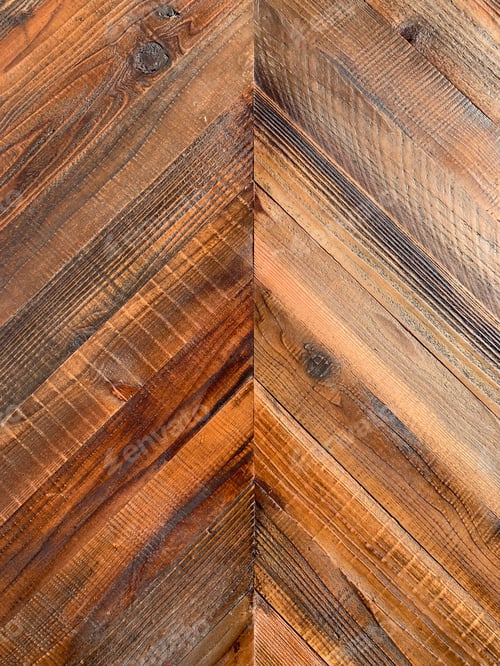 Preview: Rustic reclaimed wood chevron pattern
