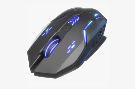 Preview: Ergonomic Gaming Mouse with Customizable DPI and RGB Illumination