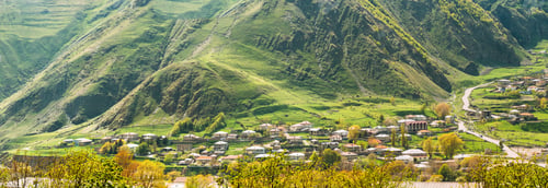 Preview: Stepantsminda Village In Kazbegi District, Mtskheta-Mtianeti Reg