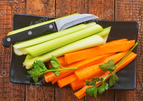 Preview: celery with carrot