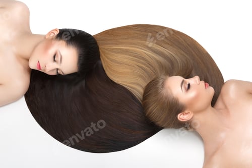 Preview: beautiful girls with healthy hair