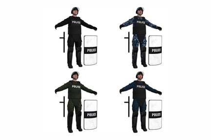 Preview: Riot Police Officer with Shield