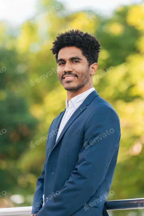 Preview: Ethnic man in formal suit