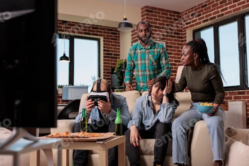 Preview: Friends gathering at house party to play video games