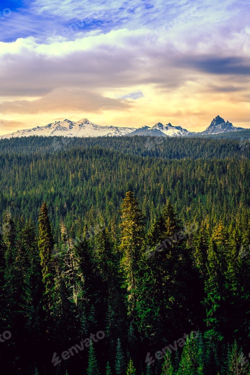 Preview: Colorful Sky On Diamond Peak, Oregon