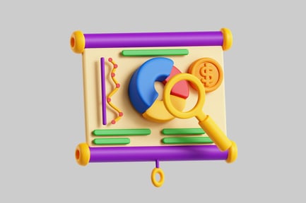 Preview: Financial analysis presentation board asset