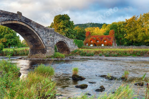 Preview: Llanrwst Bridge in North Wales