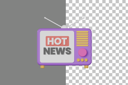 Preview: Hot News 3D Icon