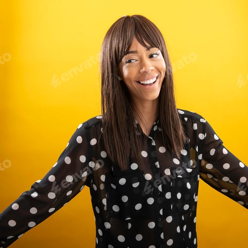 Preview: Portrait of pretty African American woman