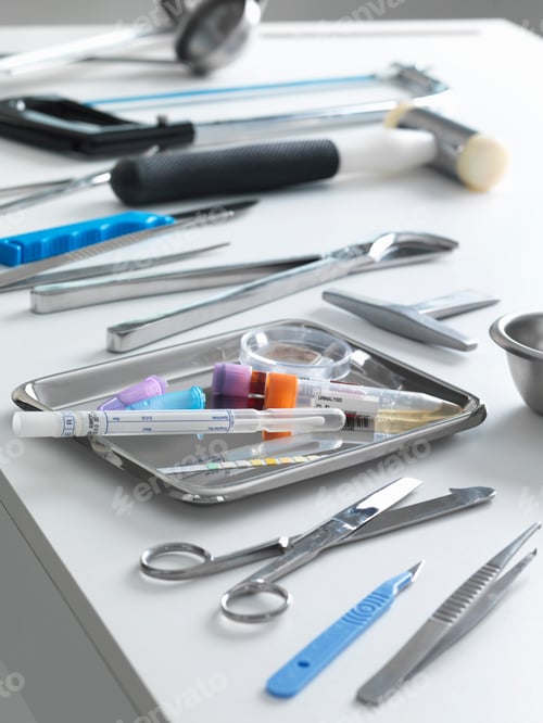 Preview: Pathology equipment and tests for forensic and medical investigation