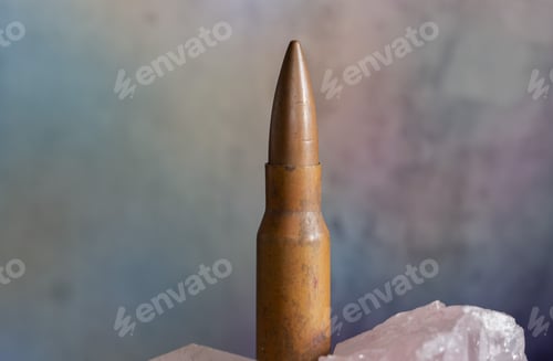 Preview: Close-up shot of a cartridge on a blurred background