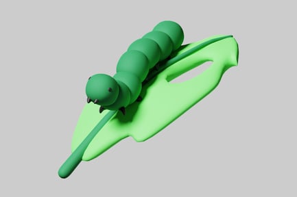 Preview: Caterpillar on leaf