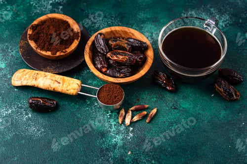 Preview: Coffee from date seed. Caffein free drink