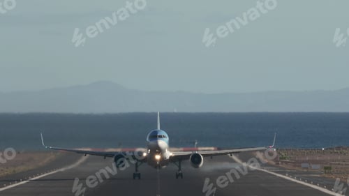 Preview: Plane take-off from the island