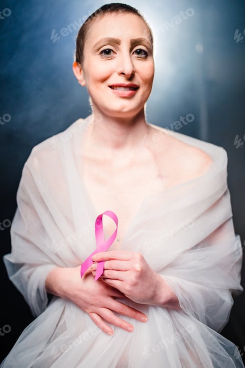Preview: Bold And Brave Woman Promoting Breast Cancer Awareness