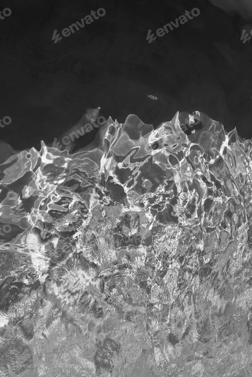 Preview: Flickering Background And Abstract Texture Of Brilliant Water Of Bright Silvery Gray Color