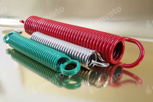 Preview: Metal springs in different sizes