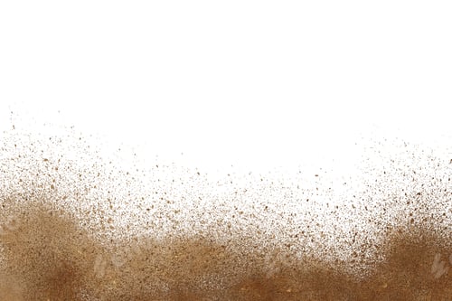 Preview: mud isolated on white background.