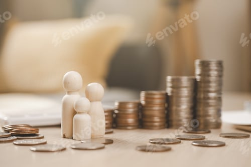 Preview: Family financial plan. Finance investment on real estate. Family invest in insurance save plan.