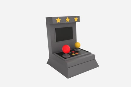 Preview: Arcade Machine 3D Illustration