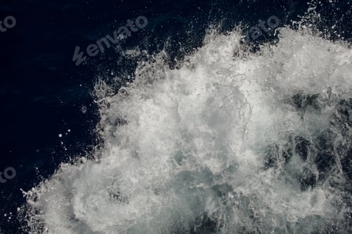 Preview: Stormy sea texture. Sea foam.