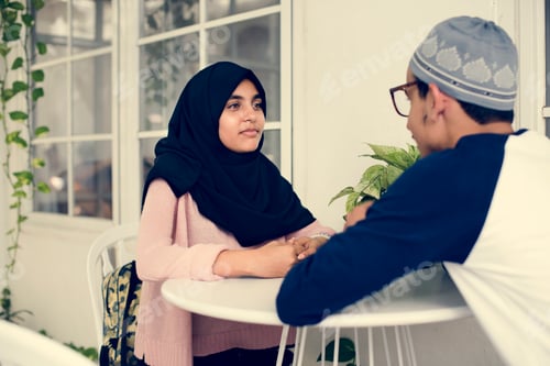 Preview: Teenagers talking together