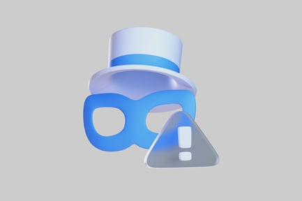 Aperçu: Signe d'avertissement d'erreur du navigateur Incognito