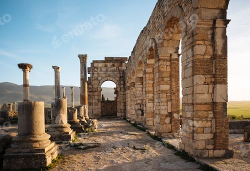 Preview: Roman Ruins of Volubilis, Meknes, Morocco, North Africa