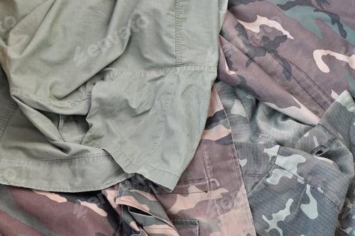 Preview: Camouflage background texture as backdrop for army and military design projects