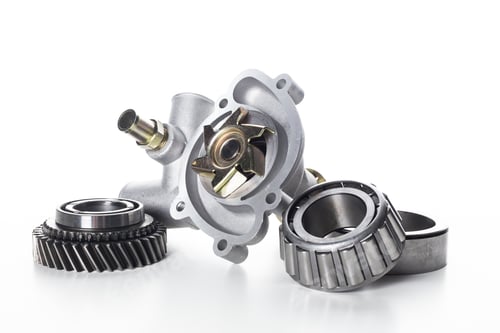 Preview: High-quality mechanical parts lying on a clean surface showing intricate design and precise