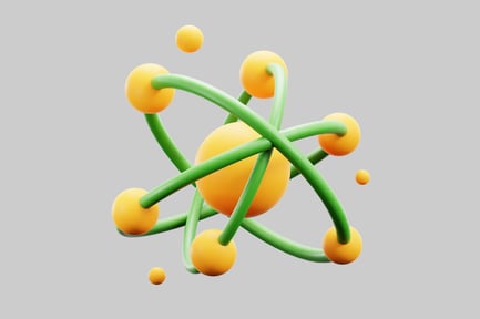Preview: Stylized representation of an atom.