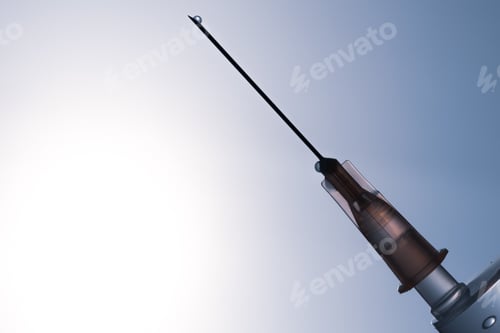 Preview: Syringe with solution for injection