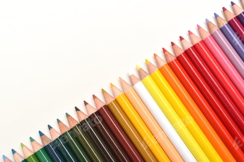 Preview: Close up of colored pencils