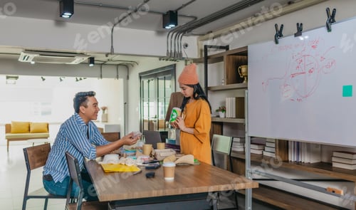 Preview: Startup Team Brainstorming Innovative Eco-Friendly Packaging Solutions