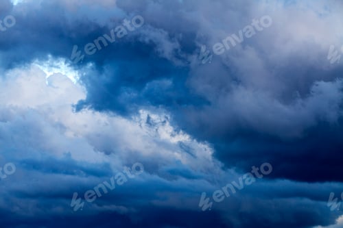 Visualização: Nuvens de trovoada